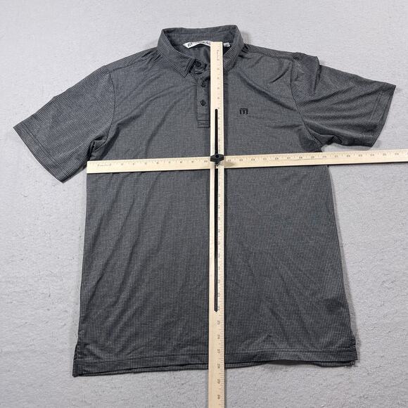 Travis Mathew Polo Shirt Mens Medium Gray Performance Golf Stretch Lightweight‎ - Picture 4 of 9